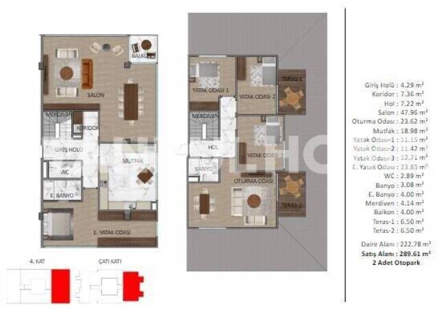 Properties in Complex with Large Green Areas in Istanbul Uskudar 15