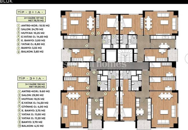 Wohnungen Mit Geräumigem Design In Istanbul Beylikduzu 19