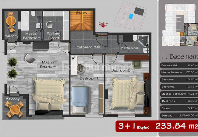 Beylikdüzü'nde Saunalı ve Havuzlu Sitede Balkonlu Daireler 24