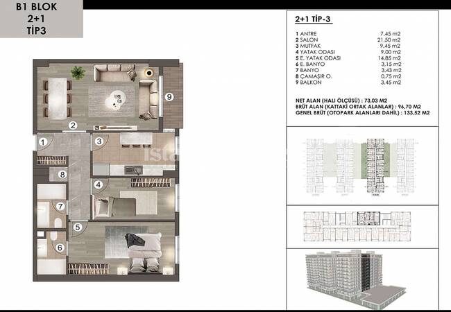 Wohnungen In Der Nähe Der U-bahn Und Metrobus In Zeytinburnu 29
