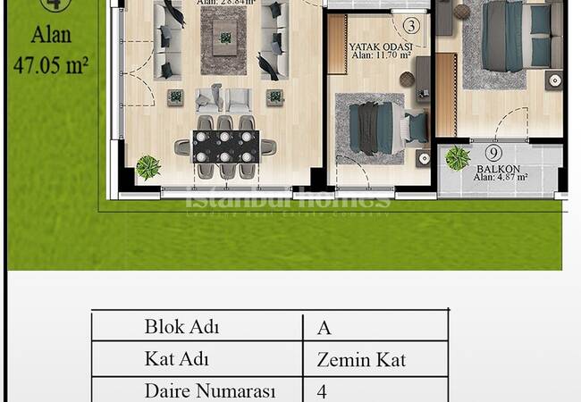 İstanbul Büyükçekmece’de Denize Yürüme Mesafesinde Daireler 8