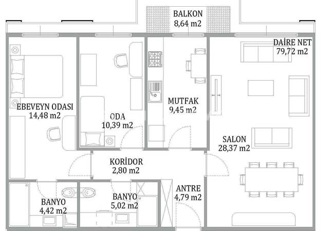 Luxe Apartments Near Metro and Shopping Mall in Maltepe 29