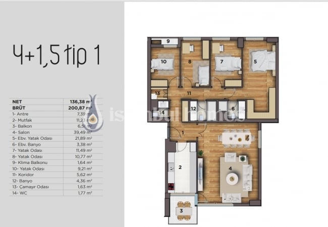 Meerblick Wohnungen Im Komplex Nahe Der U-bahn In Kartal 34