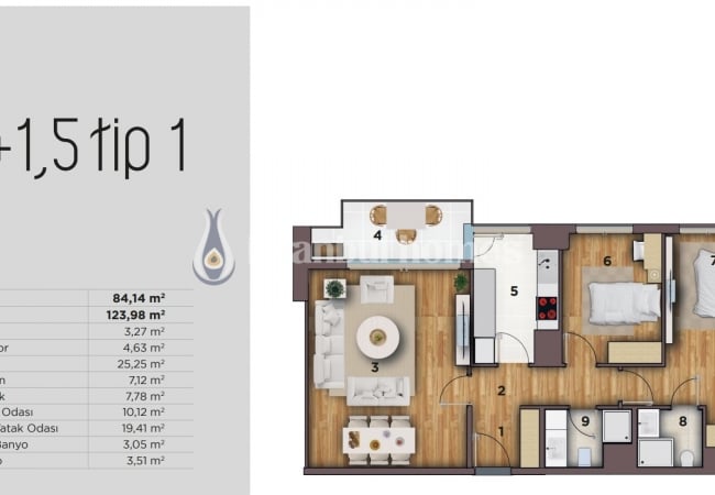 Meerblick Wohnungen Im Komplex Nahe Der U-bahn In Kartal 35