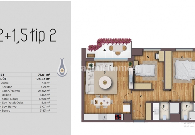 Meerblick Wohnungen Im Komplex Nahe Der U-bahn In Kartal 36