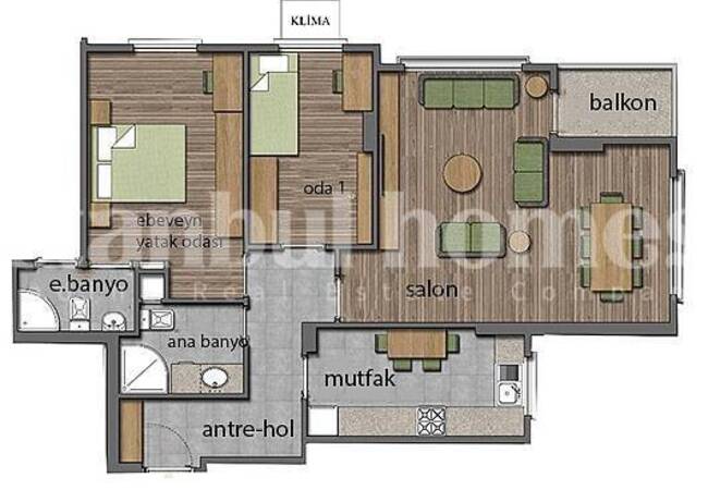Separate Kitchen Apartments in a Building in Erenkoy Kadikoy 9