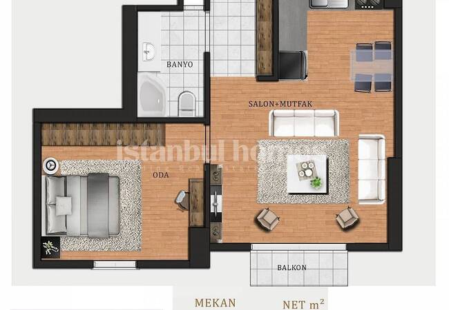 Kartal'da Güvenlikli Sitede Satılık Deniz Manzaralı Daireler 11