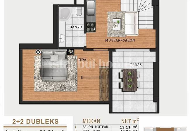 Kartal'da Güvenlikli Sitede Satılık Deniz Manzaralı Daireler 13