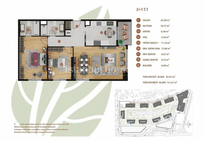 Appartements Dans Résidence Familiale À Bahcelievler 37