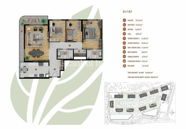 Appartements Dans Résidence Familiale À Bahcelievler 42
