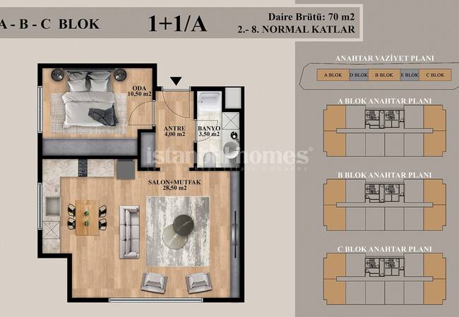 İstanbul Esenyurt’ta Toplu Taşıma Olanaklarına Yakın Daireler 18