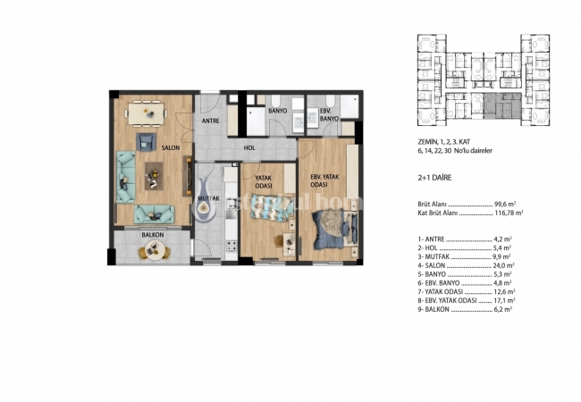 Real Estate with En-suite Bathroom and Balcony in Beylikduzu 11