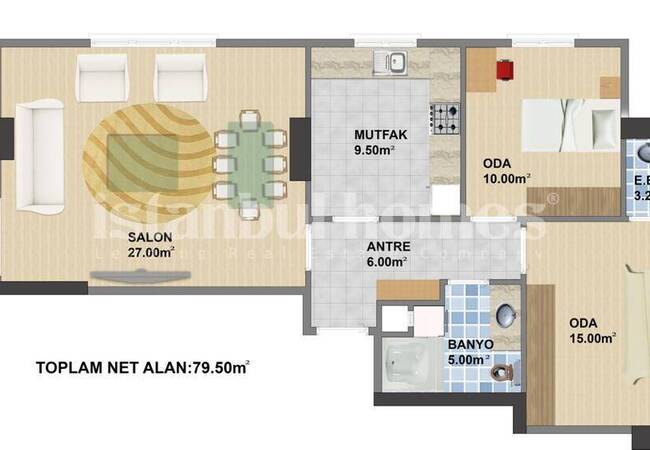 Kadıköy Kozyatağı'nda Ayrı Mutfaklı 2+1 Satılık Daireler 20