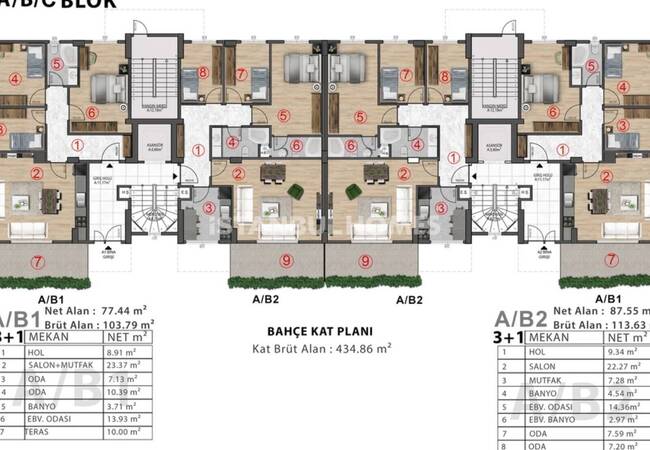 آپارتمان با منظره دریا و جزایر در مجتمعی در مالتپه استانبول 27