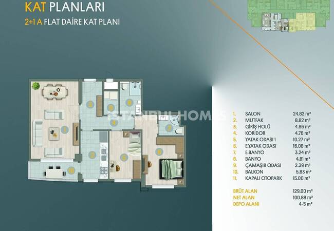 Wohnungen Mit Eigenem Bad Und Balkon In Avcilar Istanbul 27