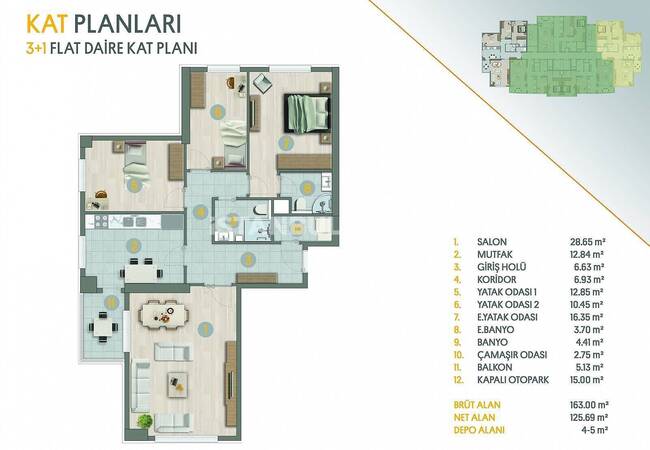 Wohnungen Mit Eigenem Bad Und Balkon In Avcilar Istanbul 34