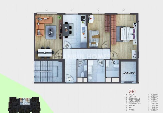 Appartements D'investissement Dans Résidence À Sancaktepe Istanbul 19