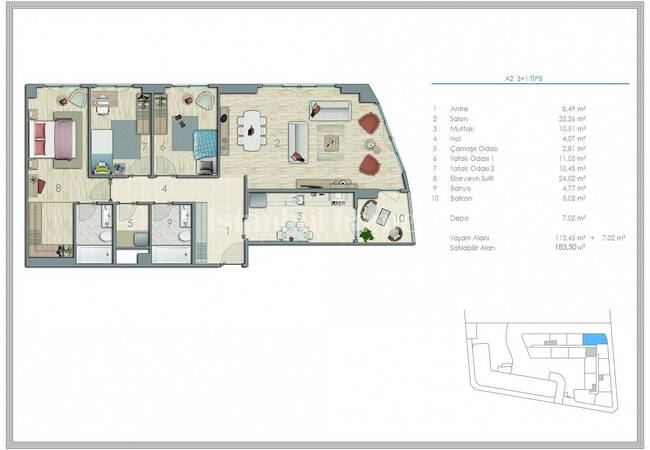 Key Ready Flats with City View in Kucukcekmece Istanbul 40
