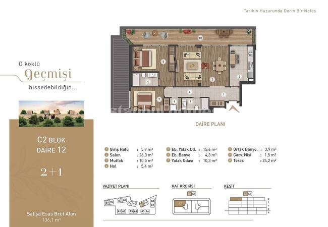 Properties in a Complex with 24/7 Security in Zeyinburnu 34