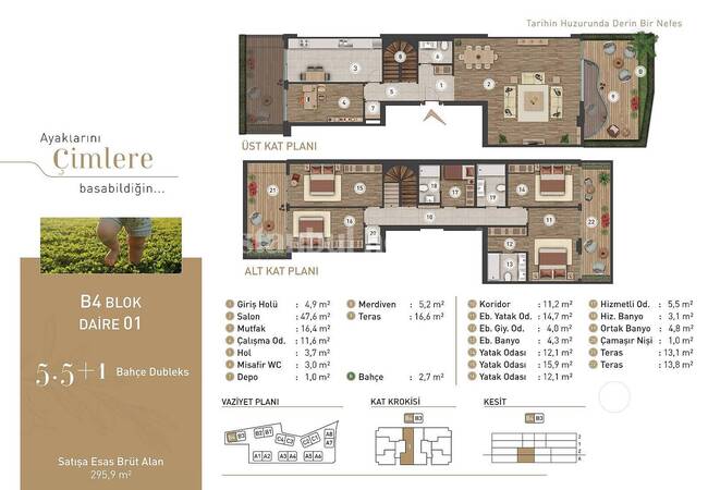 Properties in a Complex with 24/7 Security in Zeyinburnu 44