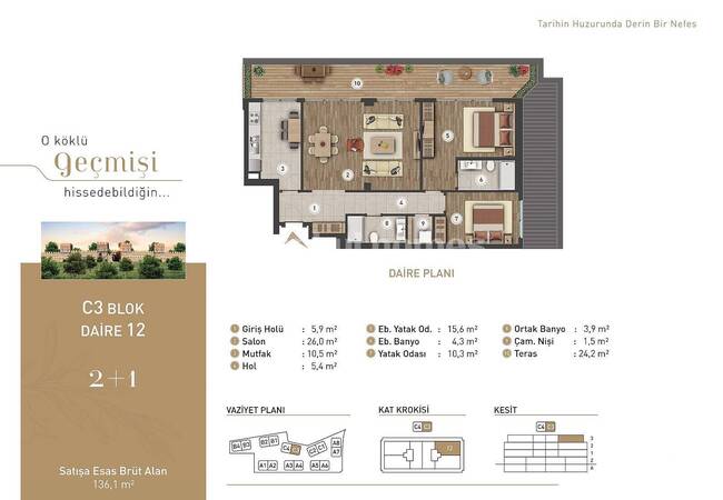 Properties in a Complex with 24/7 Security in Zeyinburnu 33