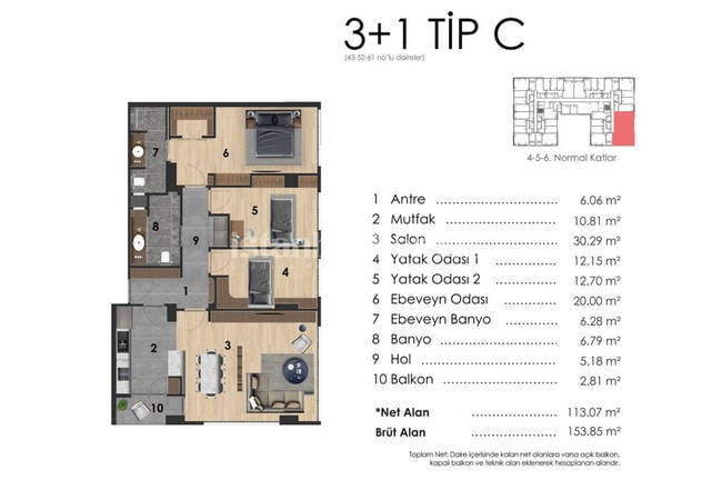 شقق فرصة أجل استثمار طويل الأمد في توزلا اسطنبول 30