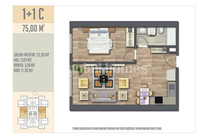 Apartments in a Complex with a Pool and Security in Esenyurt 22