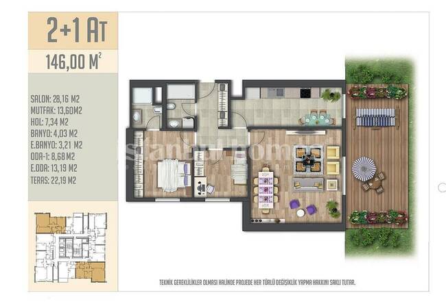 Apartments in a Complex with a Pool and Security in Esenyurt 32