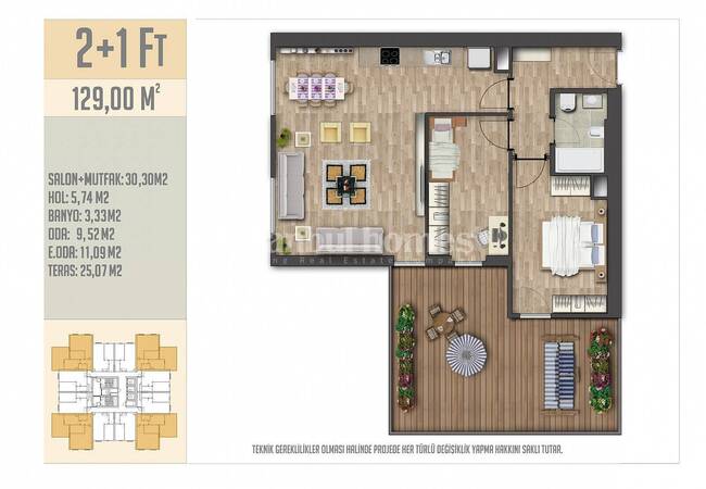 Apartments in a Complex with a Pool and Security in Esenyurt 42