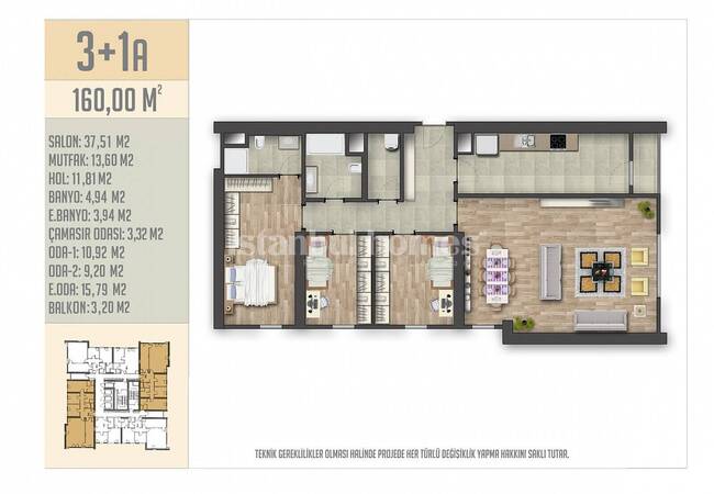 Apartments in a Complex with a Pool and Security in Esenyurt 43