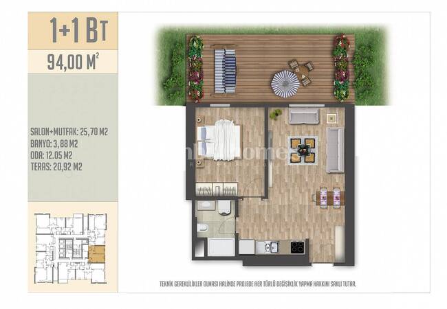 Apartments in a Complex with a Pool and Security in Esenyurt 24