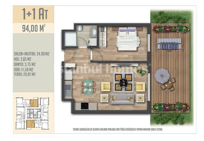 Apartments in a Complex with a Pool and Security in Esenyurt 27