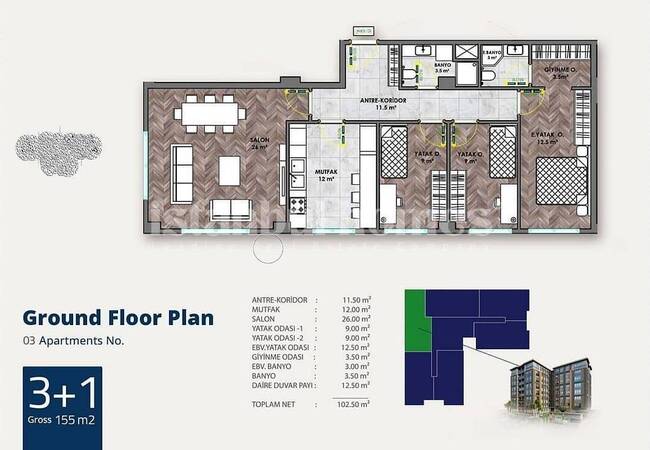 Real Estate in Avcilar Istanbul 500 M From Metrobus and Highway 25