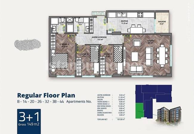 Real Estate in Avcilar Istanbul 500 M From Metrobus and Highway 30