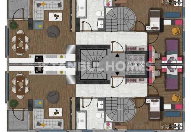 Appartements Spacieux Avec Vue Sur Ville À Istanbul Besiktas 12