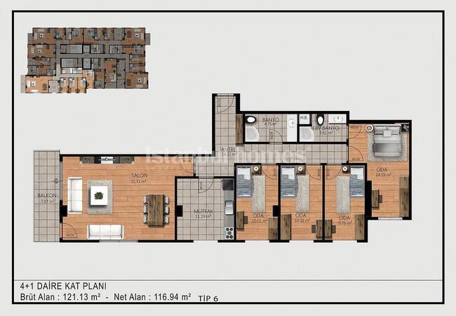Properties with City and Sea Views in Maltepe Istanbul 13