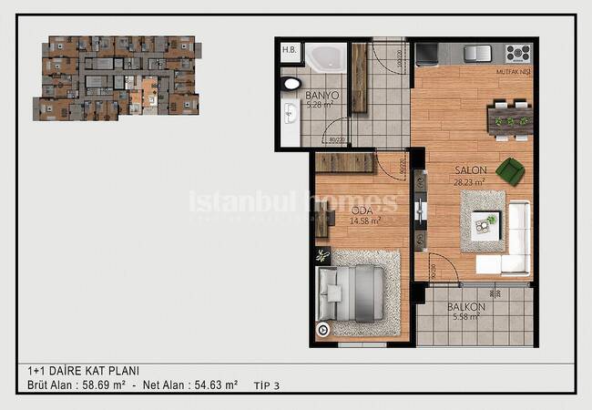 Properties with City and Sea Views in Maltepe Istanbul 14