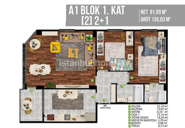 New Build Properties in Complex in Pendik Istanbul 7