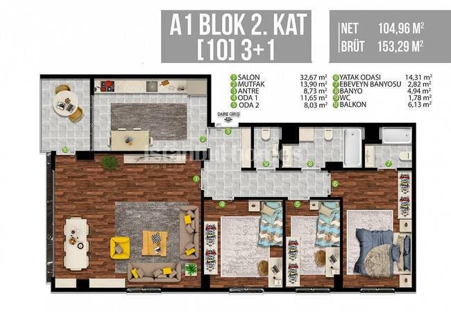 New Build Properties in Complex in Pendik Istanbul 6