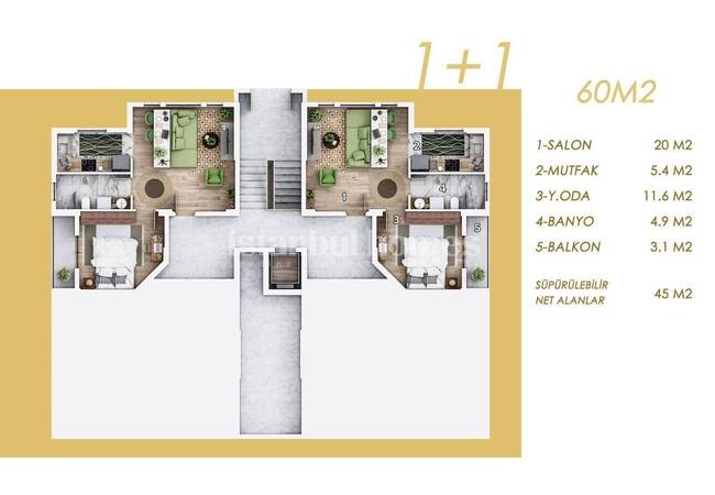 Appartements D'investissement Dans Une Résidence À Arnavutkoy 34