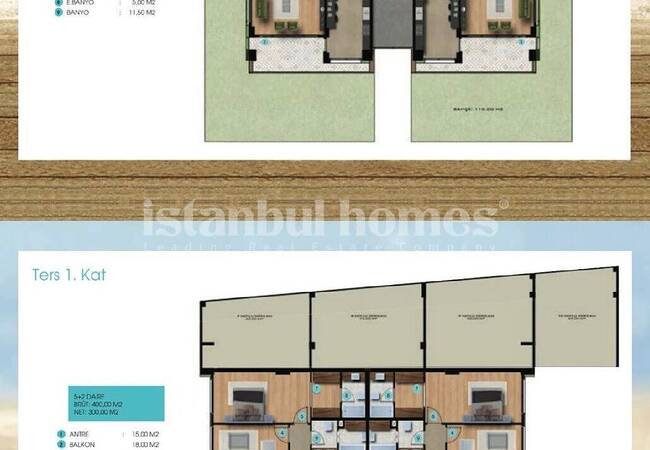Appartements Résidentiels Avec Terrasse Et Jardin À Beylikduzu 36