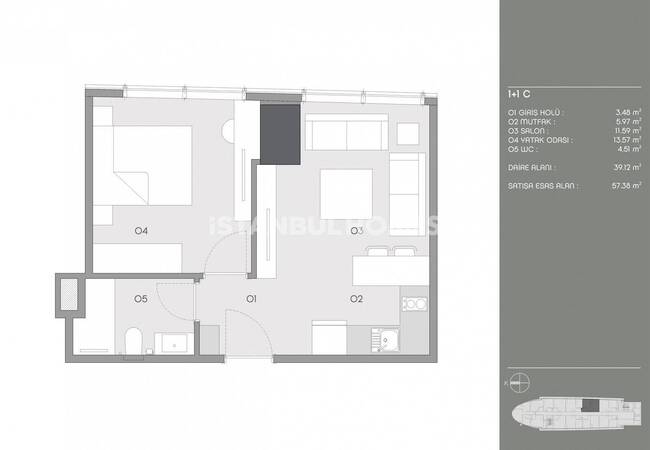 Appartement En Mezzanine Dans La Résidence GS Leo À Sisli 10