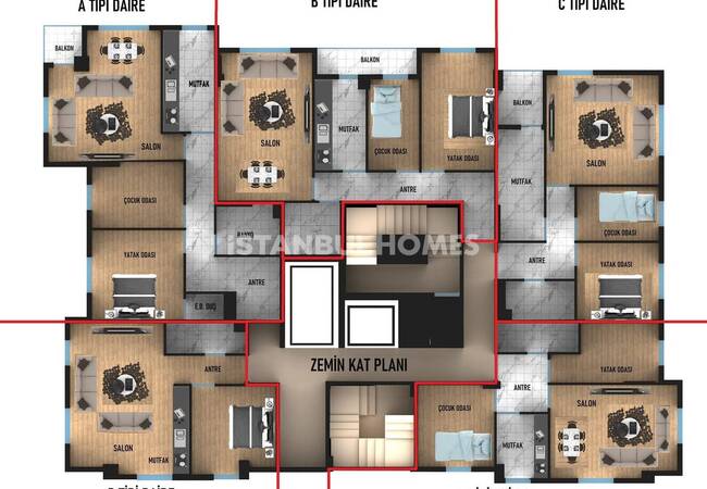 Investment Apartments Close to the Metro in Istanbul Eyupsultan 17