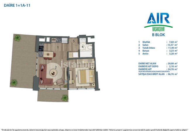 Investment Wohnungen In Einem Komplex Mit Pool In Basaksehir 4