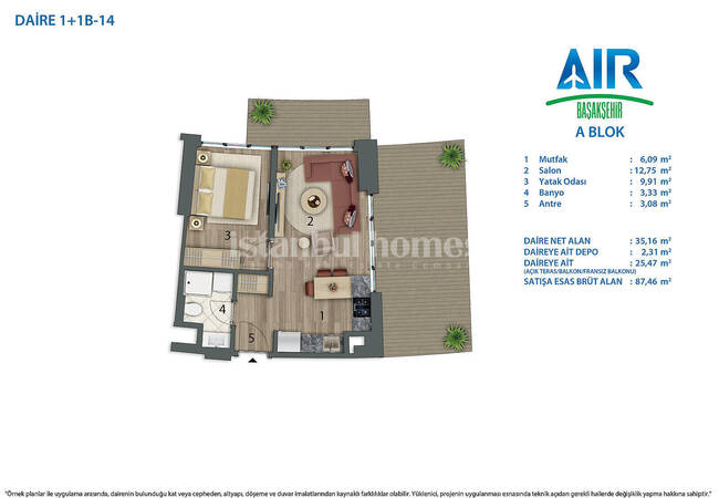 Investment Wohnungen In Einem Komplex Mit Pool In Basaksehir 6