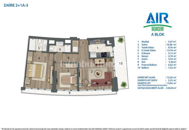 Investment Wohnungen In Einem Komplex Mit Pool In Basaksehir 9