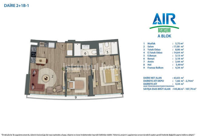 Investment Wohnungen In Einem Komplex Mit Pool In Basaksehir 10