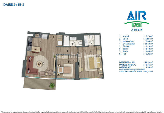 Investment Wohnungen In Einem Komplex Mit Pool In Basaksehir 11