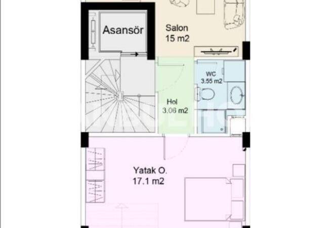 Beyoğlu Cihangir'de Anahtar Teslim Yatırımlık Daireler 13