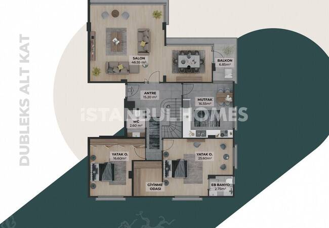 شقق حديثة التصميم في موقع مركزي في أوسكودار 20